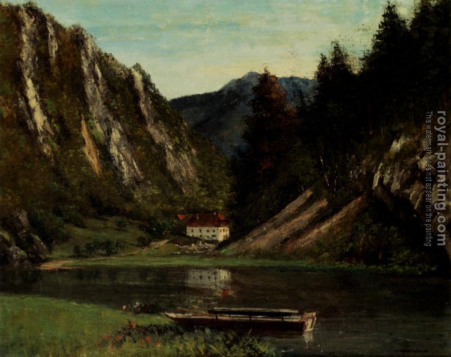 Gustave Courbet : Les Doubs A La Maison-Monsieur